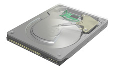 ハードディスク断面イラスト