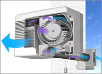 清浄機断面イラスト